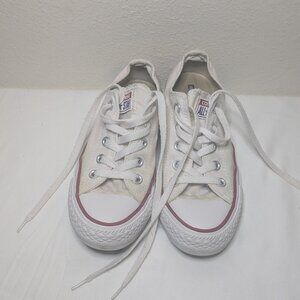 Converse|| Great Condition Women's Size 6 Cream/White Converse Low-Top Sneakers